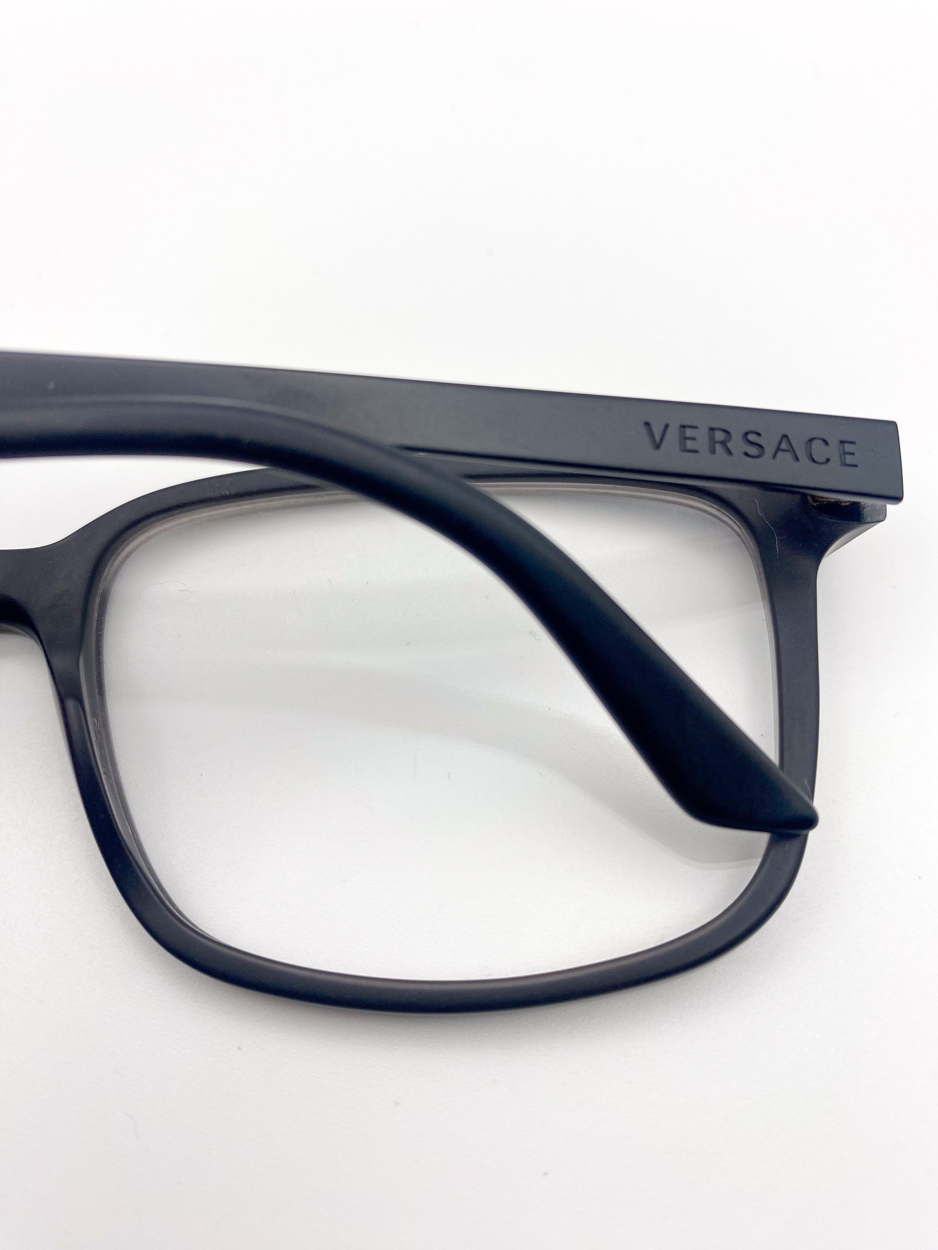 Versace eyeglasses on a white background