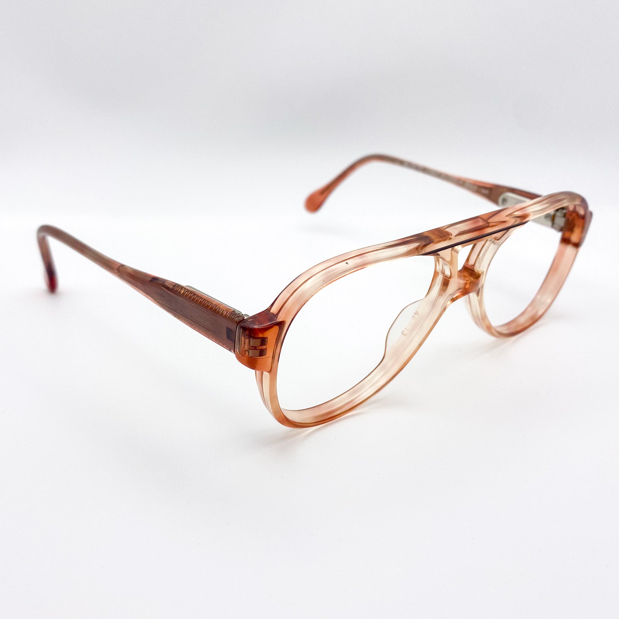 Vintage kids eyeglasses on a white background