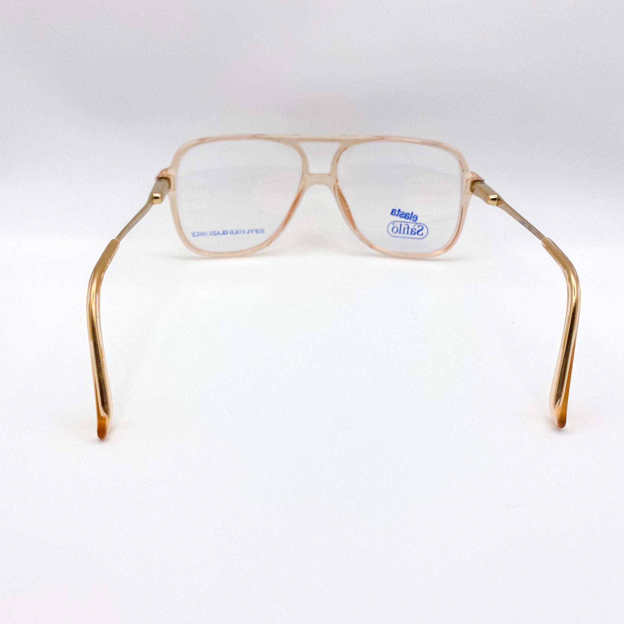 1980s kids eyeglasses on a white background