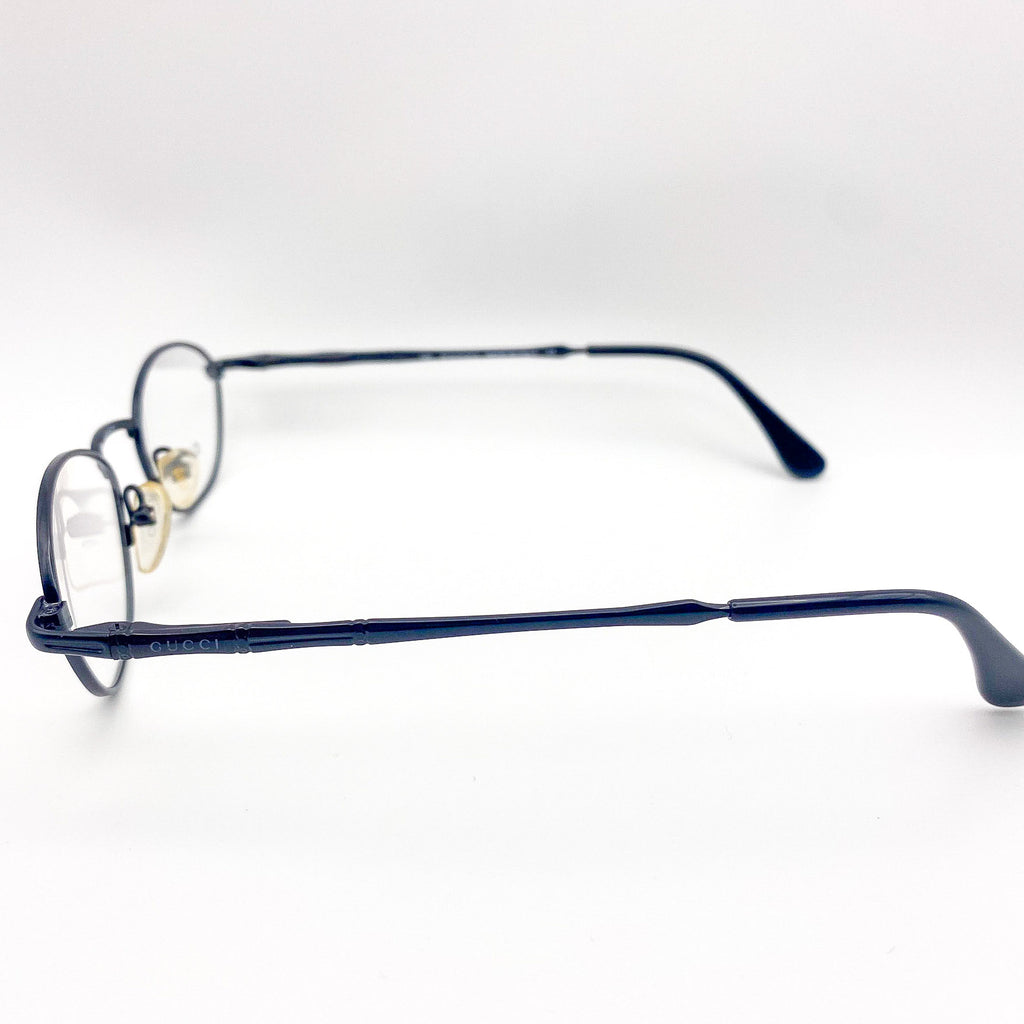 Pair of eyeglasses on a white background
