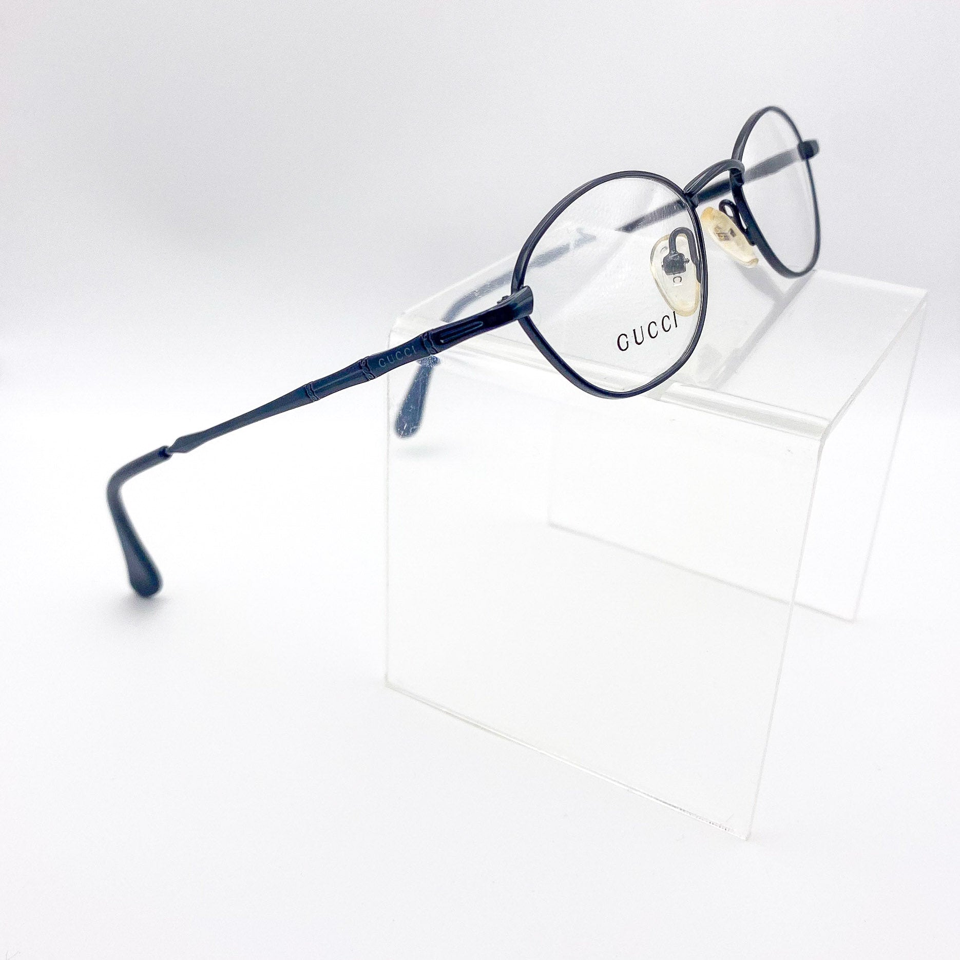 Gucci eyeglasses on a white background