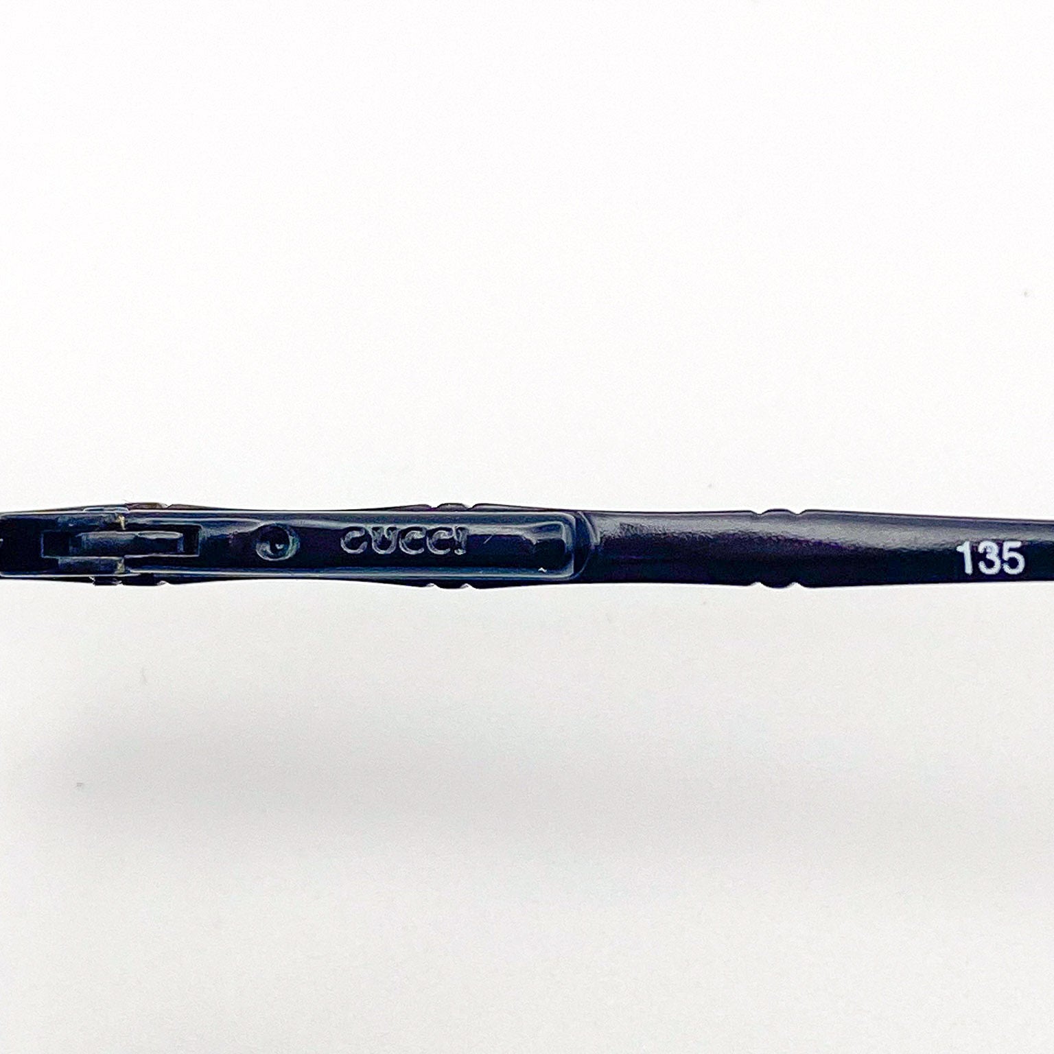 Gucci eyeglasses frame on a white background