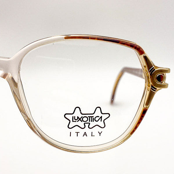 1980s Luxottica Italy oversized butterfly frame
