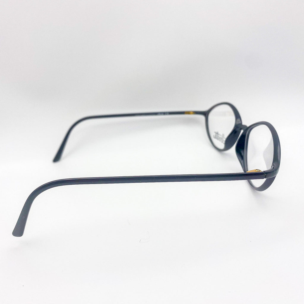 Pair of eyeglasses on a white background