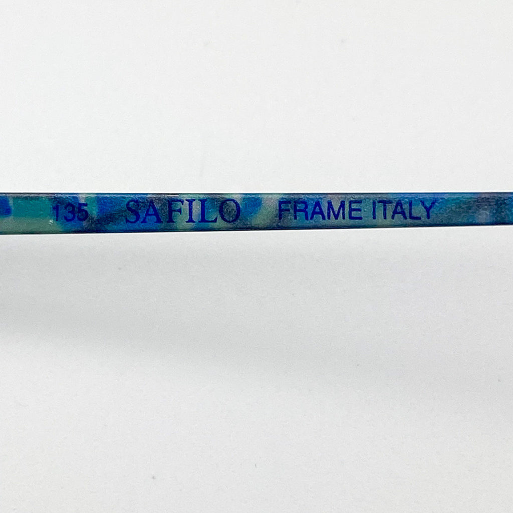 Safilo frame with '135' and 'FRAME ITALY' text on a white background