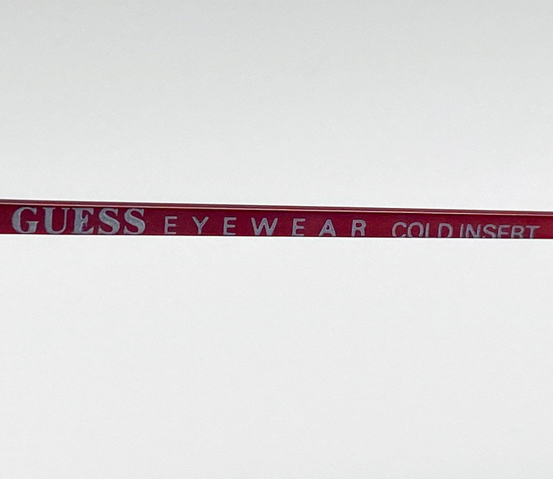 Guess eyewear cold insert on a white background