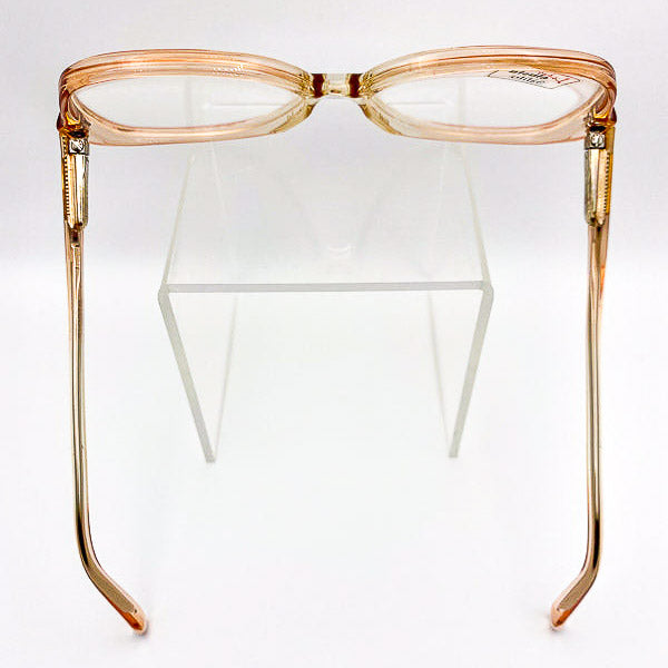 Vintage 1980s peach butterfly eyeglasses frames